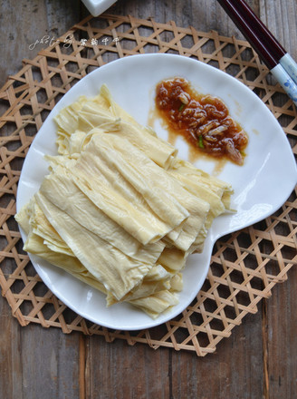 白灼腐竹