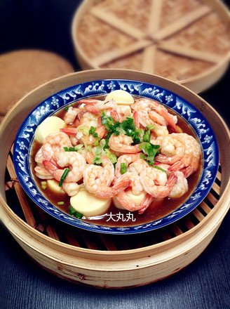 日本豆腐蒸虾仁